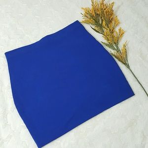 Express Royal Blue Mini Skirt Size S/P